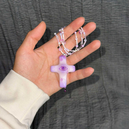 Cruciform Violet Staring