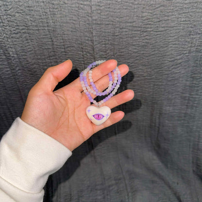 Lucky Violet Staring