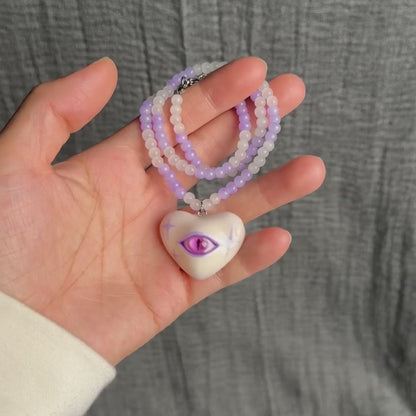 Lucky Violet Staring